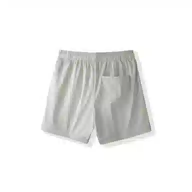 我是大卫 韩版简约透气速干直筒裤时尚宽松百搭五分休闲短裤 男女同款 灰色