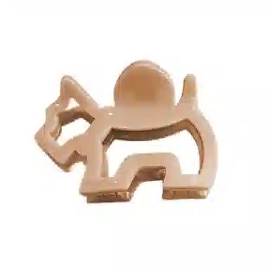 左欧 可爱小狗发抓醋酸板材抓夹 发夹 女款