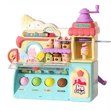 益米 雪糕冰淇淋彩泥机 百变造型 模具橡皮泥 早教益智玩具