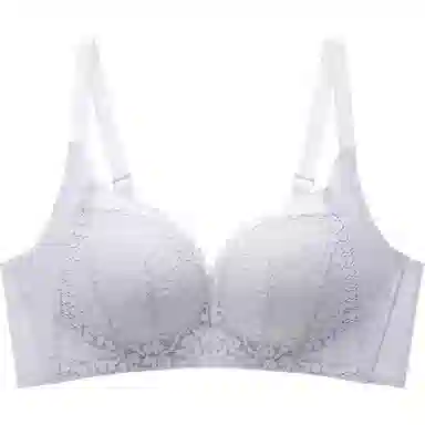 都市丽人 益母草抗菌蕾丝内衣女透气收副乳手掌杯聚拢文胸 女款