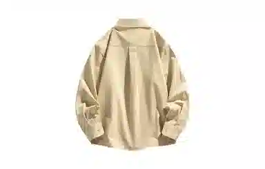 日系文艺简约多巴胺口袋款外套休闲简约宽松通勤打底长袖衬衫 男女同款