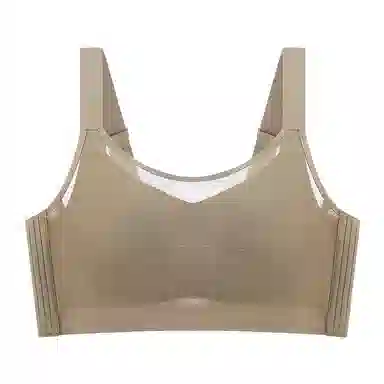 千奈美 无钢圈大胸显小防走光抹胸式文胸 女款