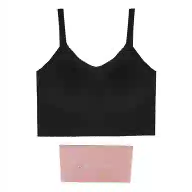 内在密码 纯色薄款吊带背心无痕无钢圈美背文胸 礼盒款