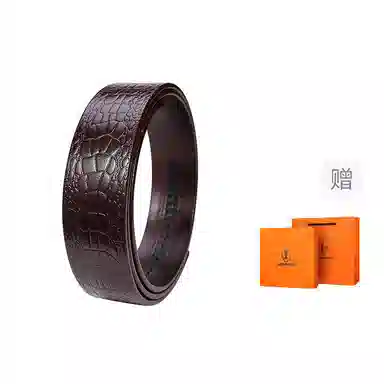 杰伦欧斯 头层牛皮不带头 皮带 男款 适配自动扣/针扣