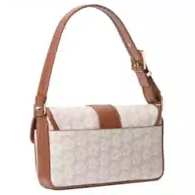 Michael Kors Colby Vanilla White Acorn Brown