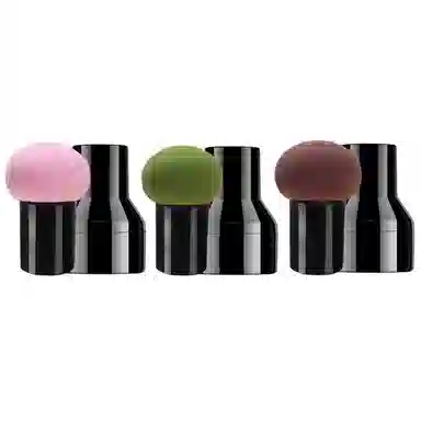 简应舒  蘑菇头粉扑 打底易上妆