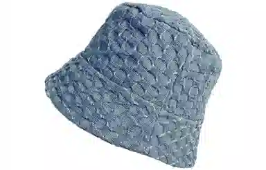 优幽兰 韩版显脸小宽帽檐高级感港风格子盆帽度假旅游街拍防紫外线遮阳 棉 渔夫帽 女款