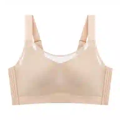 千奈美 无钢圈大胸显小防走光抹胸式文胸 女款