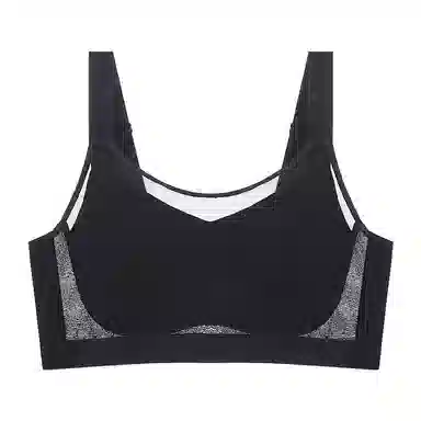 千奈美 无钢圈大胸显小防走光抹胸式文胸 女款