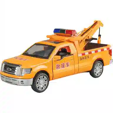卡威 福特救援车 合金越野小汽车 成品模型