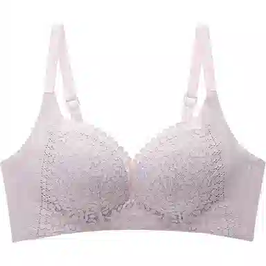 都市丽人 益母草抗菌蕾丝内衣女透气收副乳手掌杯聚拢文胸 女款