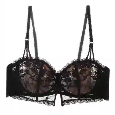 内在密码 文胸系列 兔耳朵软钢圈蕾丝半杯薄款文胸