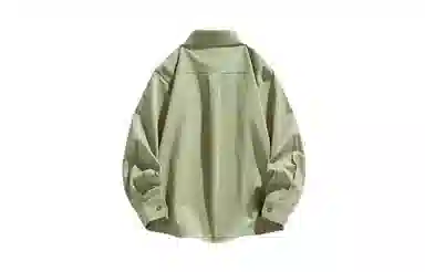 日系文艺简约多巴胺口袋款外套休闲简约宽松通勤打底长袖衬衫 男女同款