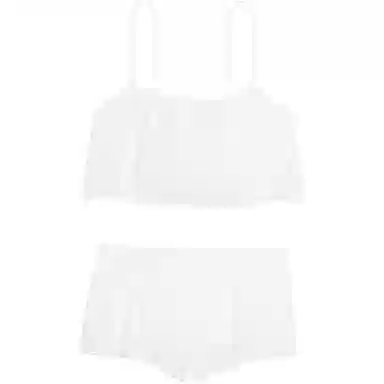 Victoria's Secret PINK VICTORIA'SSECRET HeritageCottonEyeletCamiFlutterWe