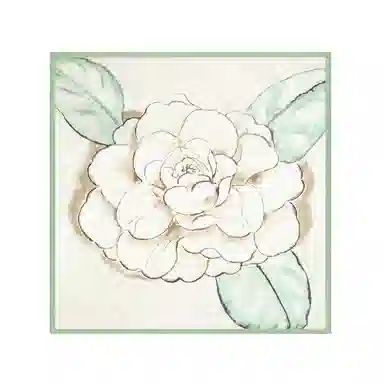 上海故事 加大真丝大方巾 桑蚕丝 丝巾 女款 温婉花意