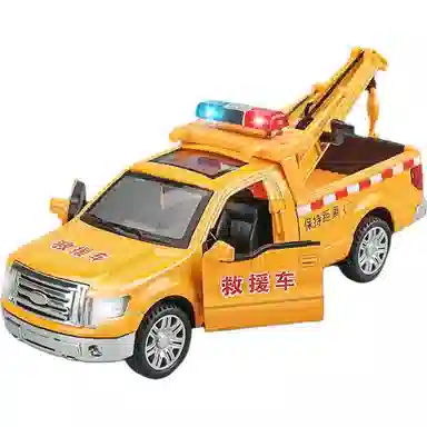 卡威 福特救援车 合金越野小汽车 成品模型