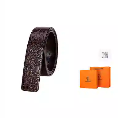 杰伦欧斯 头层牛皮不带头 皮带 男款 适配自动扣/针扣