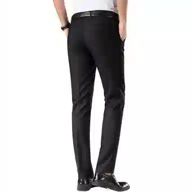 富铤 美式纯色基础百搭简约休闲西装裤 男款