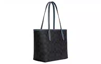 Coach City 23 Tote Bag Brown Blue
