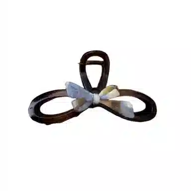 尚先生 冷淡风蓝色晕染蝴蝶发夹百搭鲨鱼夹后脑勺适合各种发量发抓夹发卡 发饰 女款