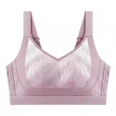 千奈美 无痕显小亲肤舒适聚拢透气蕾丝文胸 女款