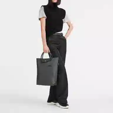 Longchamp Le Pliage Medium Graphite