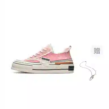 xVESSEL Low Canvas Sneakers Sakura Pink