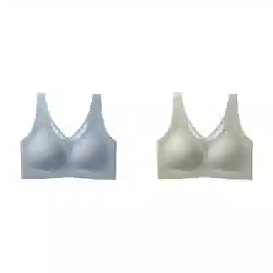 俞兆林 无痕大胸显小聚拢防下垂收副乳无钢圈薄款文胸 女款 组合装