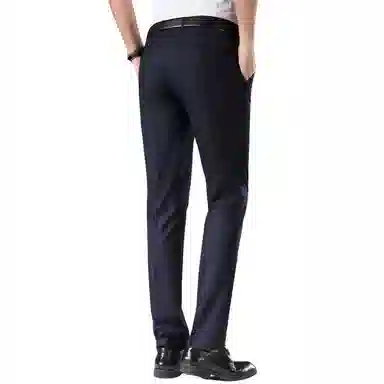 富铤 美式纯色基础百搭简约休闲西装裤 男款