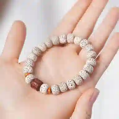 泡泡贝 六字箴言 新中式国潮 小众设计复古文艺转运平安文玩 绕指柔 星月菩提 手串 男女同款情侣款