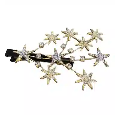 贯古今 韩版满天星侧边边夹森系发卡仙女夹子头饰 发夹 女款