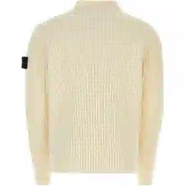 Stone Island Crew Neck Sweater Beige