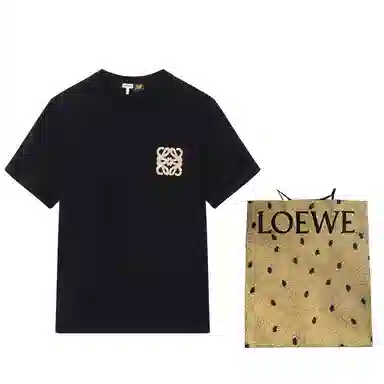 LOEWE SS24 Logo Embroidered T-Shirt