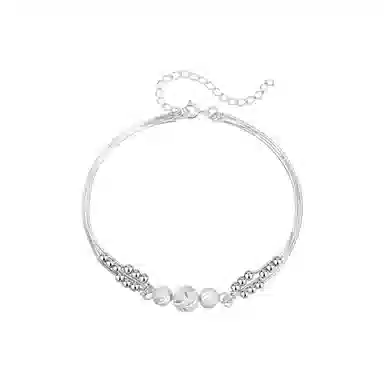 色菲尔 三生三世转运珠 三层叠戴好运相伴爆闪氛围感 日常 铜 手链 女款