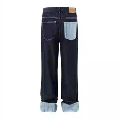 JUFU Vintage Embroidered Jeans