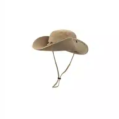 梦特娇 美式复古西部风格渔夫帽 户外度假遮阳防晒大檐牛仔帽 棉 防晒帽 男女同款情侣款