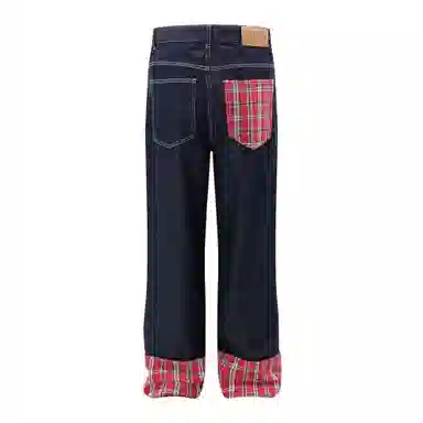 JUFU Vintage Embroidered Jeans