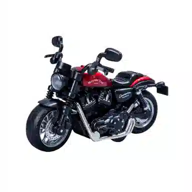 乐乐鱼 摩托车 合金 成品模型