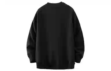 冰飞 美式复古高街创意趣味卡通动漫图案双臂字母印花宽松休闲舒适圆领套头秋衣服嘻哈街头学院风时尚重磅长袖卫衣 男女同款