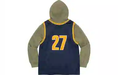 Supreme Basketball Jersey Hooded Sweatshirt