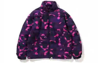 A BATHING APE FW22 Color Camo Down Jacket