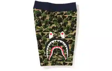 A BATHING APE Bape Shark Print Shorts