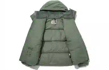 The North Face Logo Zip Hoodie Green