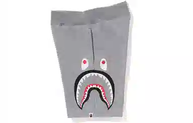 A BATHING APE Bape Shark Print Shorts
