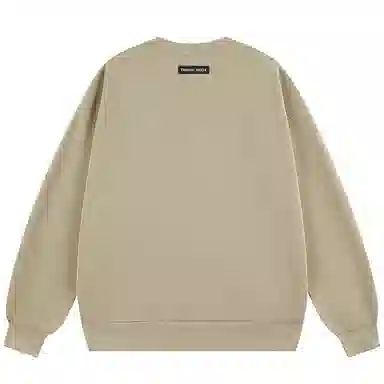 三体 太空军舰队系列 美式复古简约基础款字母印花宽松休闲百搭高街潮牌时尚舒适个性学生多巴胺重磅圆领套头长袖卫衣 男女同款