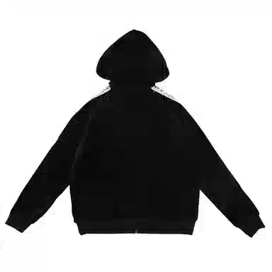 Ed Hardy Velvet Zip Hoodie Black