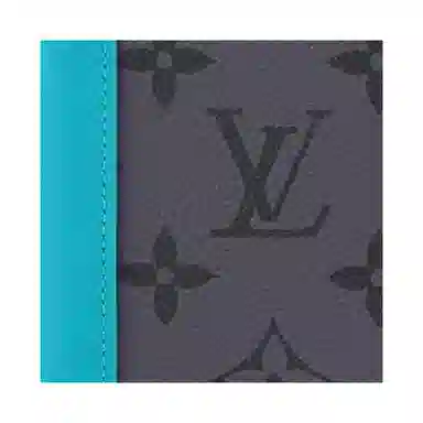 Louis Vuitton Pocket Organizer Gray Blue