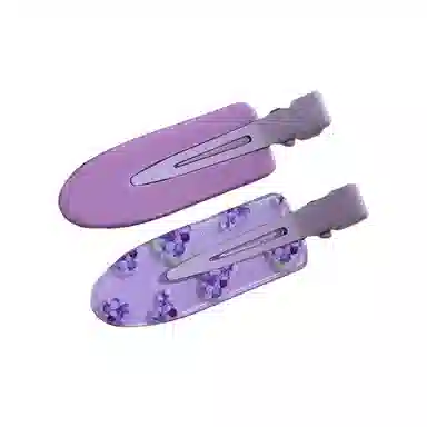 贯古今 水果系列葡萄樱桃无痕鸭嘴可爱甜美少女刘海侧边夹 发夹 女款