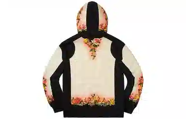 Supreme x Jean Paul Gaultier Floral Hooded Sweatshirt Cardinal