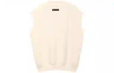 Fear of God Essentials V Neck Vest Egg Shell